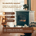 Ventilaatorid, puupliidi ventilaator, 4 laba, vaikne, 2 magnetiga