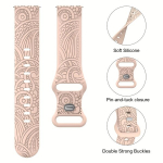 20mm Silikoonist Lillornament Mustri Rihm Naistele.