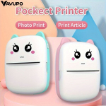 Mini Printer iPhone Ja Androidile, Traadita Mini Foto Printer Siltidele., X1: mėlyna