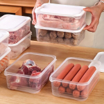 4tk 1200ml Virnastatavad K&uuml;lmikukonteinerid Kaantega - Bpa-Vaba Pp