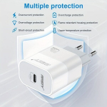 20W USB-C Seinalaadija Kiire Toiteadapter IPhone jaoks