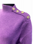 Naiste kootud kampsun/Hostar/D6673/Violet/