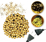 Dekoratiivsed j&otilde;ulud 200 LED valgustid, kollane valgus, 16 m