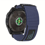 Nutiv&otilde;ru 26mm/22mm Taktikaline Rihm GARMIN Fenixi Asendusriba K&otilde;rge M&auml;gi Nailon Spordirihm, Mėlyna