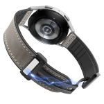 22mm Kunstnahast Magnetkinnitus Rihm Samsung Galaxy Vaata 46mm/Gear S3 Garmin Spordirihma Asendusrihm., pilka