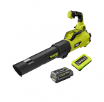 Akutoitega lehepuhur Ryobi RY36BLXA-140P; 36 V; 2x4,0 Ah, koos akuga