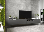 TV-kapp Meble Lindner 120 cm grafiit matt sokkel