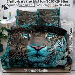voodipesukomplekt, 3-osaline, 135cm*200cm