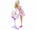 Smoby - Steffi Love - Future Mom - Pregnant mannequin doll (29cm) - Baby accessories - Button to make your belly grow