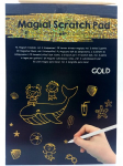 Magic scratch block m&auml;rkmik GOLD