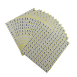 &Uuml;ks pakk riietusesuuruse kleebiseid, 15 lehte &uuml;mmargusi riietusekleebiseid, 14 suurust (XS/S/M/L/XL/XXL/XXXL) 1980 t&uuml;kki &uuml;he paki kohta (1.52 cm)., L