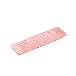 1tk, Sushi Kandik, Ristk&uuml;lik Imitatsioonkeraamiline Taldrik, Plastist Magustoidu Taldrik., Rožinis