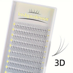 &Uuml;ks Paar Loodusliku V&auml;ljan&auml;gemisega Vale Ripsmed - 0.05mm Paks C/D Koolutus - Valmiskomplekt Mahulised Ripsmelehvikud 3D/4D/5D/6D/8D/10D/12D, 3D