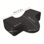 Ripsmepikenduste U-kujuline Padi, L&otilde;hnatu Kaelatoe Massaažipadi, Profisalongi T&ouml;&ouml;riist., Juoda