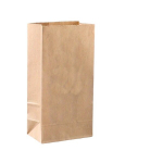 10tk Kraft Paber Kotid 4 Suurused Pulma Kingituse Maiustuste Popkorni Kotid, 13x8x24 cm
