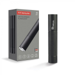 Taskulamp LED 5W Titanum, laetav, sisseehitatud aku Li-ion 18650 1200mAh