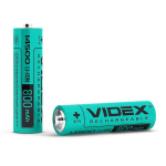Laetav aku Videx Li-Ion AA (14500) 800mAh, 3,7V (2 tk.)