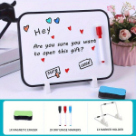 Magnetiline Kustutatav Valge Tahvel Jalal, Kahepoolne., Juoda