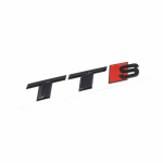 Audi TTS kirjadega must embleem Logo tagumine tagaluuk 8S0071804 Ehtne