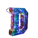 Glam Stiil LED T&auml;hed ja Numbrid - USB ja Patarei, V&auml;rviline Dekoratsioon Pulmadeks ja Pidustusteks, D