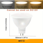 4tk MR16 GU10 E27 E14 LED-pirn Sisevalgustus Dimmable 12W., Trispalvis pritemdymas