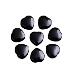 1/8/20/50 Tk Looduslik Kristall Must Obsidaan S&uuml;da Armastus Graveeritud Murekivi Chakra Reiki Tasakaalustamine, 8vnt