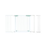 Costway Laste turvav&auml;rav, 80-130 x 2 x 76 cm, valge