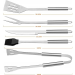 Grillitarvikud, tarvikud 33 elementi + kotike