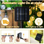 V&auml;lis p&auml;ikesevalgustid 12M 100 LED soojad valged haldjavalgustid 8 režiimiga ja veekindel IP65 dekoratiivlamp, mis sobib ideaalselt koju, aeda, festivalile, j&otilde;ulupuule