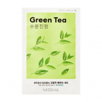 Missha v&auml;rskendav kangasmask "Green Tea", 19 g