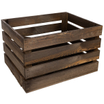 VENGE 50x40x30 Suur pruun puidust kast, puidust kast, m&auml;ngude ja riiete hoiukast Creative Deco