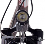 LED Jalgratta Esilamp D&uuml;&uuml;notule ja Helkuriga