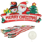 LED j&otilde;ulud ripptuled Merry Christmas kaunistused 45cm