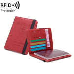 RFID Varasuvastane Harja Reisi Passihoidja Kotike., Raudona