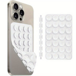 Telefonihoidja Silikoonist Tugev Iminapp Telefonihoidik - Kahepoolne, K&auml;ed-Vaba Hoidja iPhone ja Androidile, Baltas