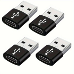 4Pakki USB-C USB-A Adapter, &Uuml;hildub Apple ja Androidiga