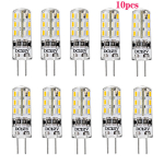 10tk/5tk G4 LED-pirn, Bi-Pin alus 360&deg; kiirte nurk 1.5W 12V halogeenpirn asendaja (soe valge 3000K/ naturaalne valge 4000K/ k&uuml;lm valge 7000K)., &Scaron;iltai balta 3000K