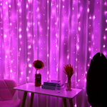 1tk 200 LED kardinatuled pultiga &uuml;hendatavad., Rožinis
