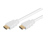 HDMI kaabel Ethernetiga, 0.5 m, valge