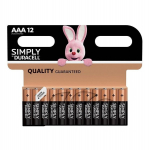 Duracell leelispatareid Lihtsalt AAA 12 tk