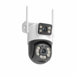 6 MP objektiiviga Samrt Linkage HD v&auml;lisseirekaamera 360 mobiiltelefon WiFi kaugseire Kahesuunaline sisetelefon Smart Night Vision mobiilse j&auml;lgimise alarm
