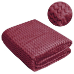 Pehme ja &otilde;rn tekk Rossetti, 200x220 cm, Burgundia