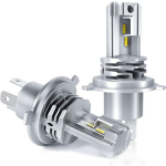 H4 LED-pirn, 6500K valge, 24V auto kaug-/l&auml;hitulede teisendamiseks m&otilde;eldud esitulede pirnikomplekt. (2 tk)