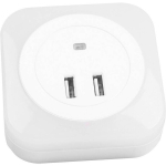 LED &ouml;&ouml;lamp + 2 x USB-laadija