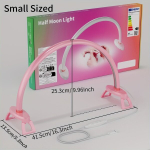 Laualamp USB, Rožinis