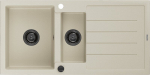 Graniidist k&ouml;&ouml;givalamu Mexen Andres koos sifooniga, Beige+Black, 1000 x 500 mm