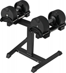 Hantlite stend Master, 63x53x52 cm, must