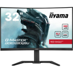 Monitor PC Monitor - IIYAMA - GCB3280QSU-B2 - 31.5 QHD - VA - 180Hz - 0.2ms - HDMI/DP/USB HUB - Adjustable stand - Curved 1500R - Black