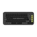 Logitech klaviatuur Pop Icon Keys US (W), must