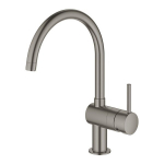 Grohe segisti Minta single lever kitchen sink mixer Graphite